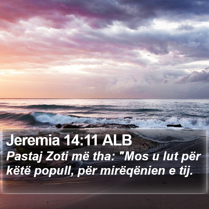 Jeremia 14:11 ALB Bible Study