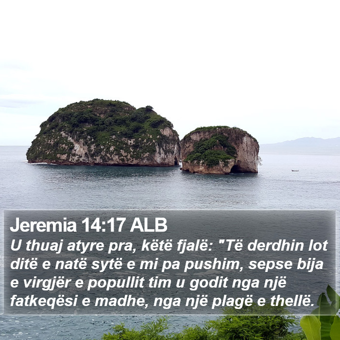 Jeremia 14:17 ALB Bible Study