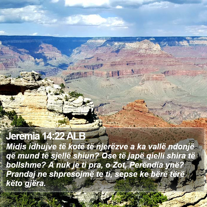 Jeremia 14:22 ALB Bible Study