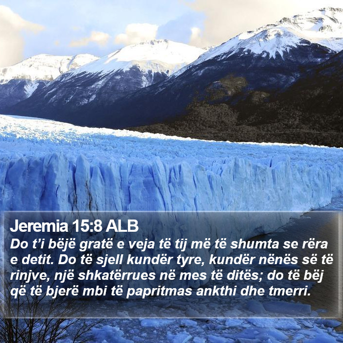 Jeremia 15:8 ALB Bible Study