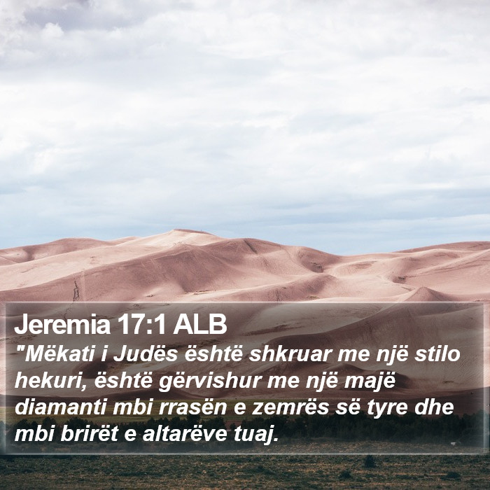 Jeremia 17:1 ALB Bible Study