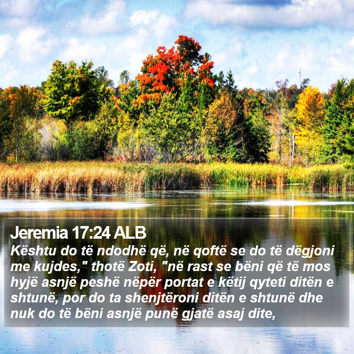 Jeremia 17:24 ALB Bible Study