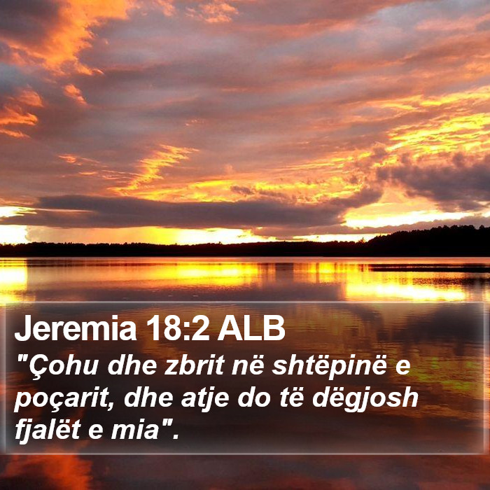 Jeremia 18:2 ALB Bible Study