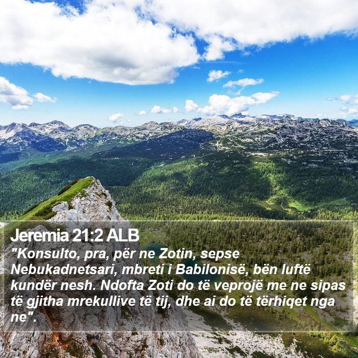 Jeremia 21:2 ALB Bible Study