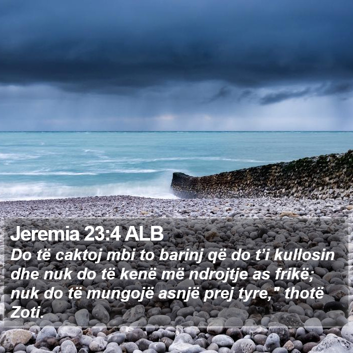 Jeremia 23:4 ALB Bible Study