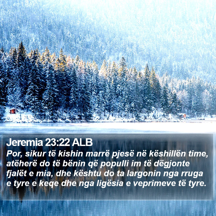 Jeremia 23:22 ALB Bible Study