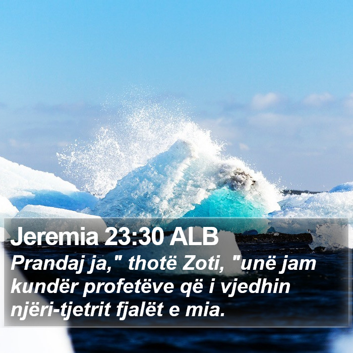 Jeremia 23:30 ALB Bible Study