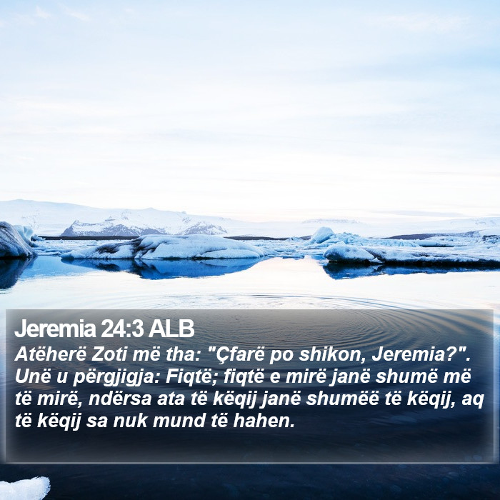 Jeremia 24:3 ALB Bible Study