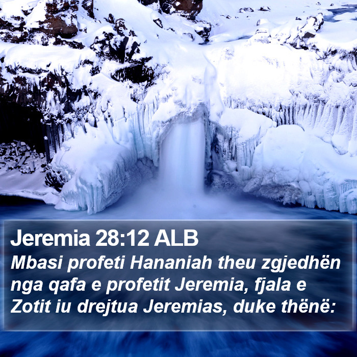 Jeremia 28:12 ALB Bible Study