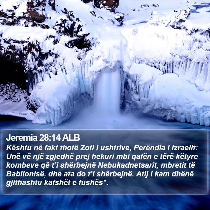 Jeremia 28:14 ALB Bible Study
