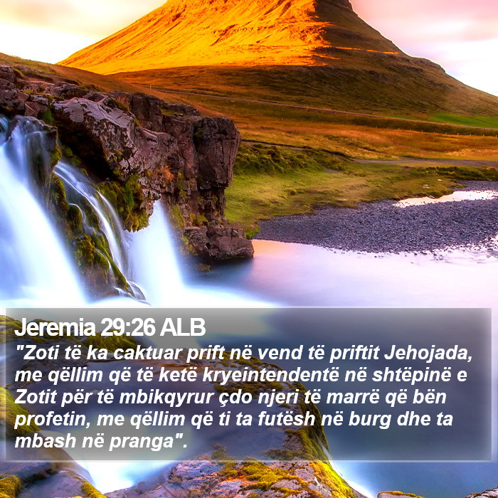 Jeremia 29:26 ALB Bible Study