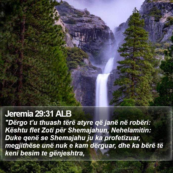 Jeremia 29:31 ALB Bible Study