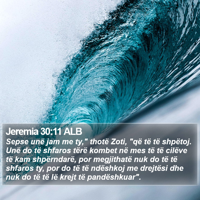 Jeremia 30:11 ALB Bible Study