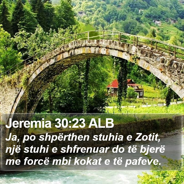 Jeremia 30:23 ALB Bible Study