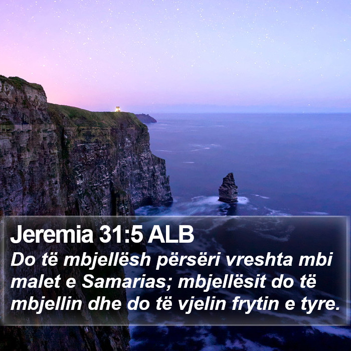 Jeremia 31:5 ALB Bible Study