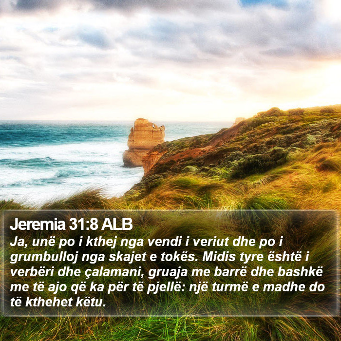 Jeremia 31:8 ALB Bible Study