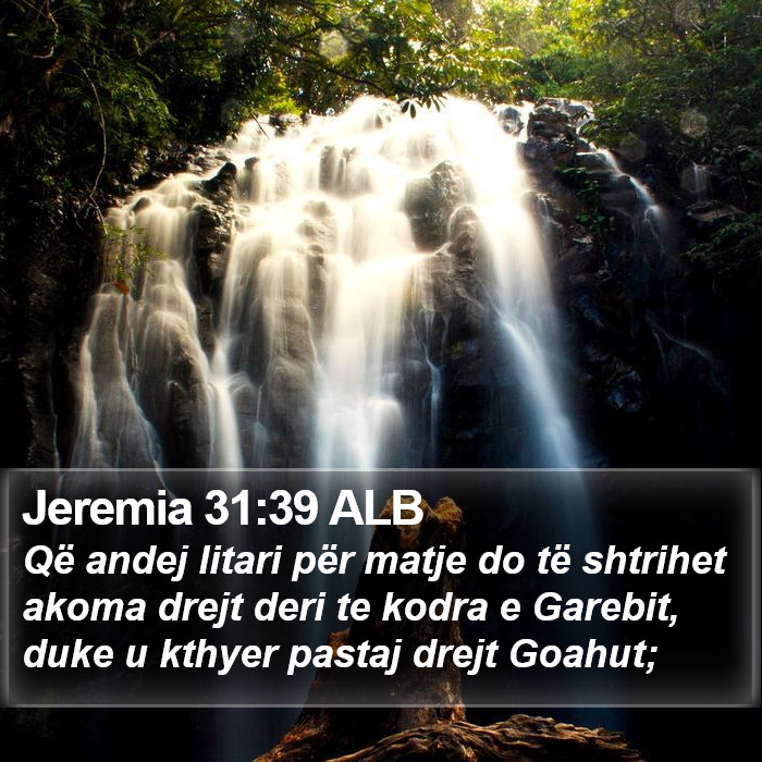 Jeremia 31:39 ALB Bible Study