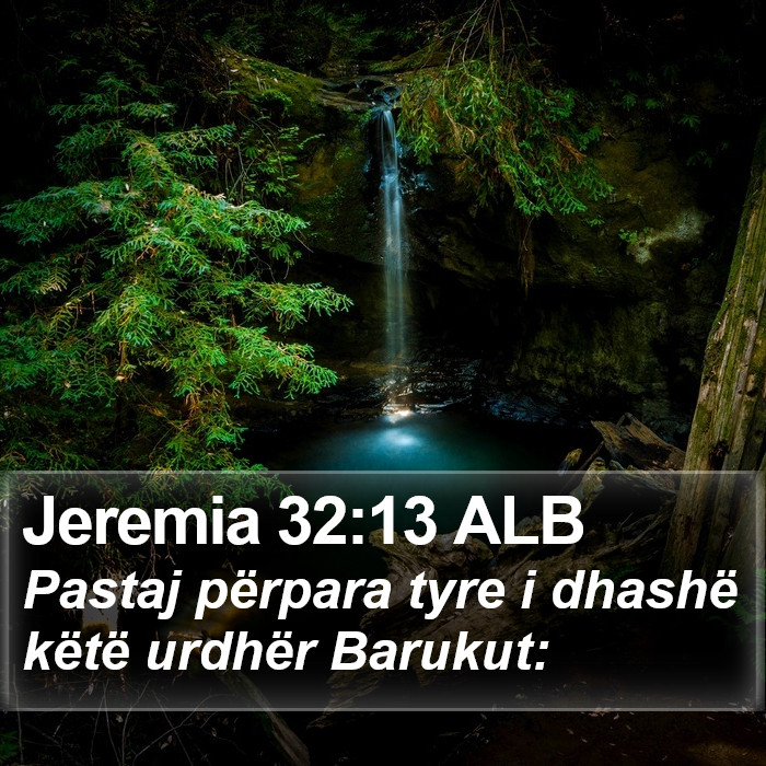 Jeremia 32:13 ALB Bible Study