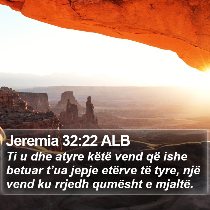 Jeremia 32:22 ALB Bible Study