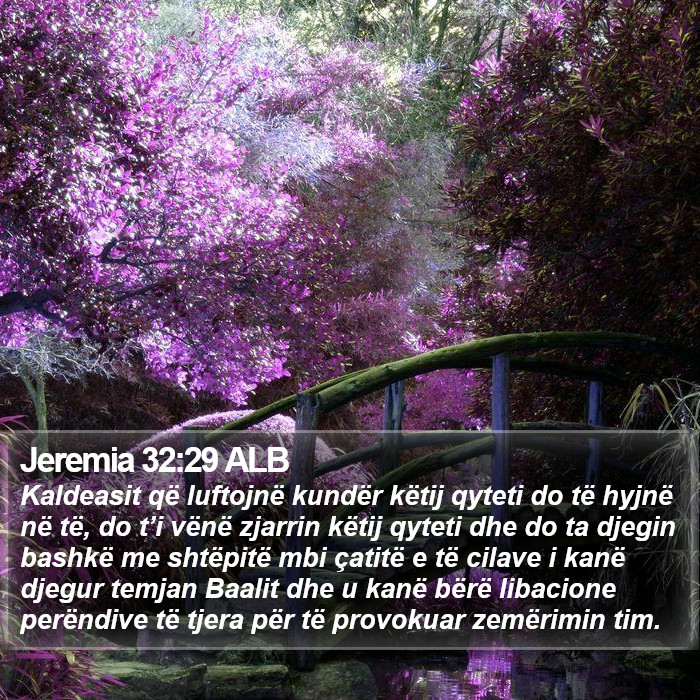 Jeremia 32:29 ALB Bible Study