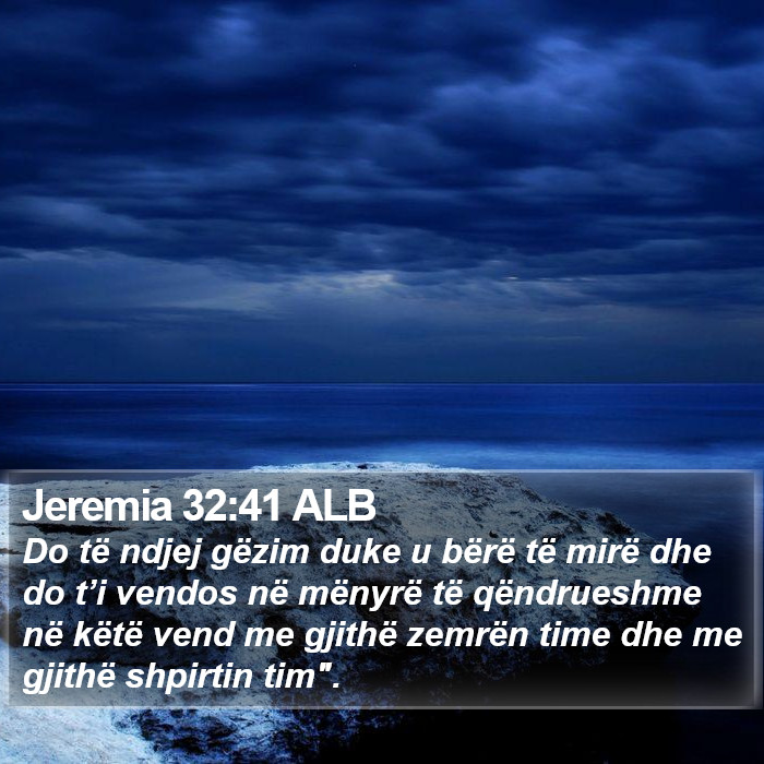 Jeremia 32:41 ALB Bible Study