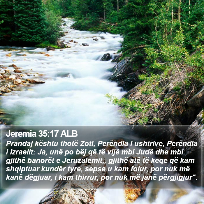 Jeremia 35:17 ALB Bible Study