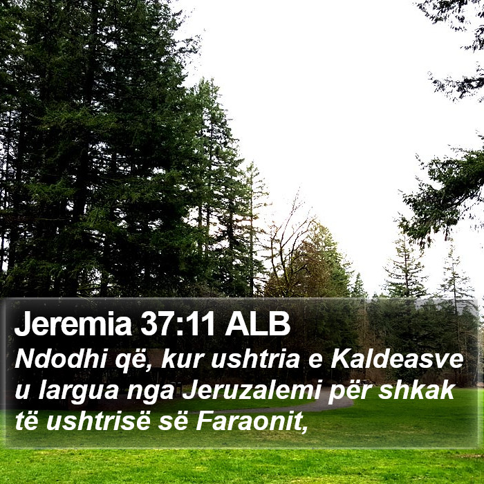 Jeremia 37:11 ALB Bible Study