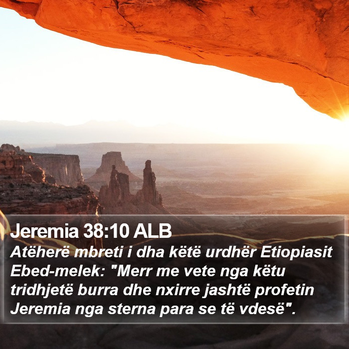 Jeremia 38:10 ALB Bible Study