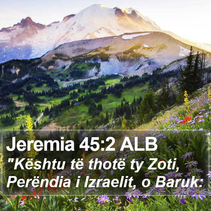 Jeremia 45:2 ALB Bible Study