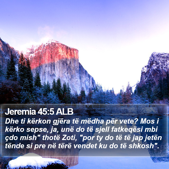 Jeremia 45:5 ALB Bible Study