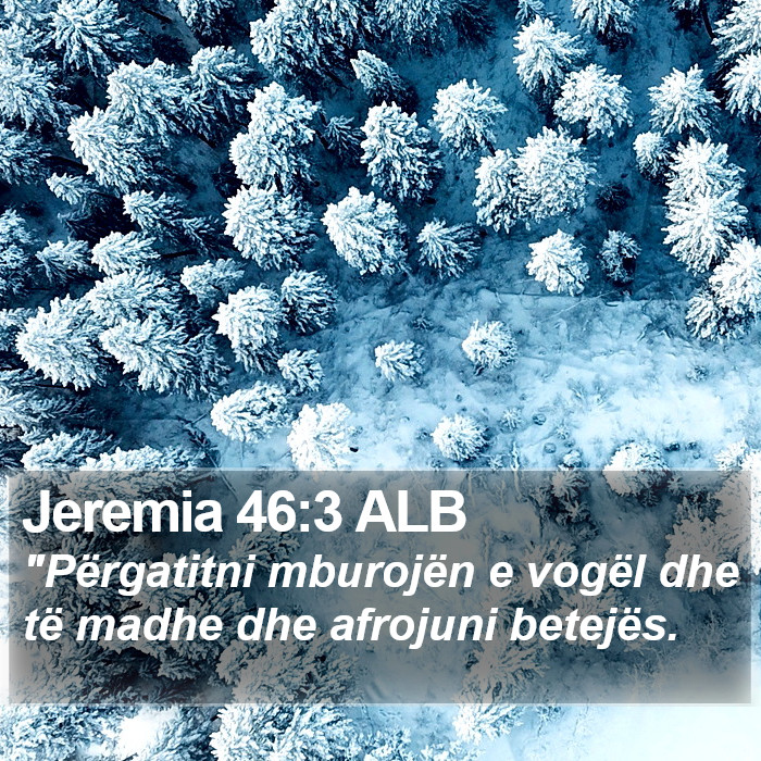 Jeremia 46:3 ALB Bible Study