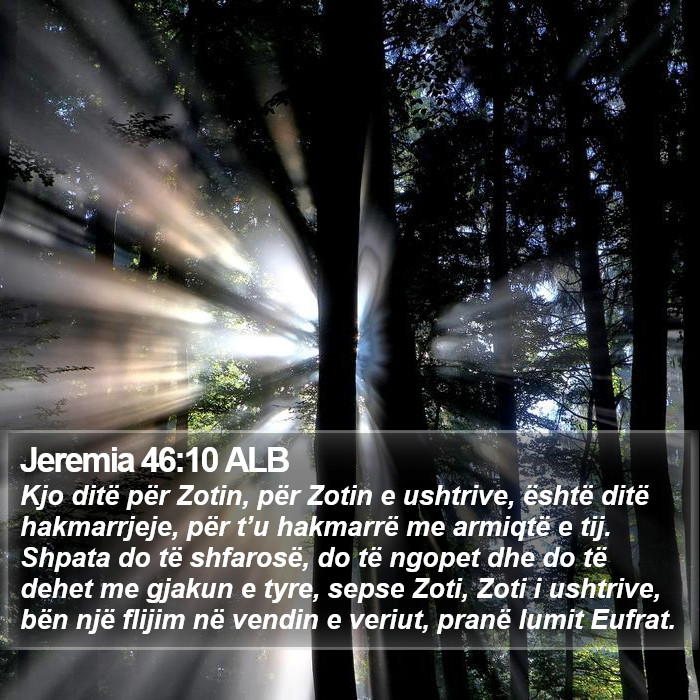 Jeremia 46:10 ALB Bible Study