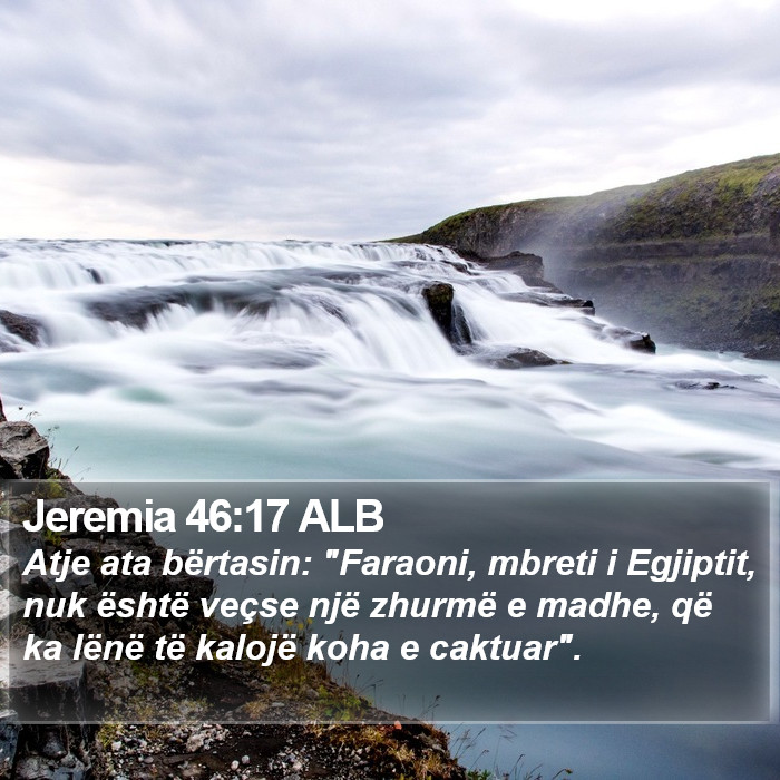 Jeremia 46:17 ALB Bible Study