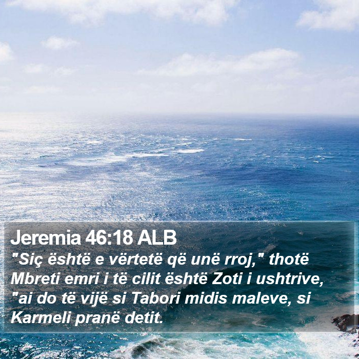 Jeremia 46:18 ALB Bible Study