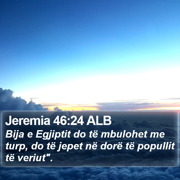 Jeremia 46:24 ALB Bible Study