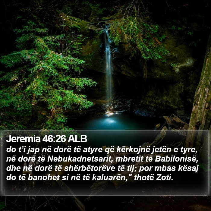 Jeremia 46:26 ALB Bible Study