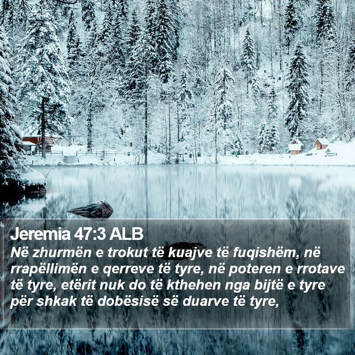 Jeremia 47:3 ALB Bible Study