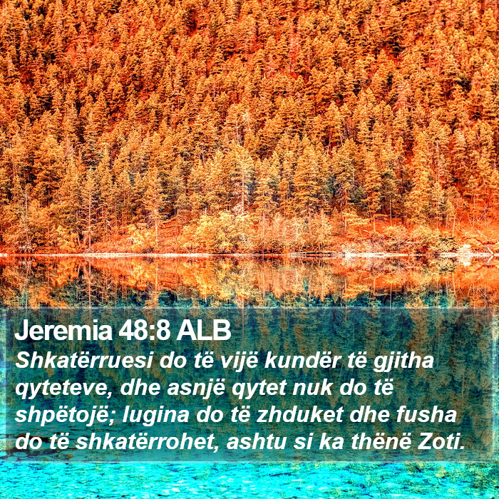 Jeremia 48:8 ALB Bible Study