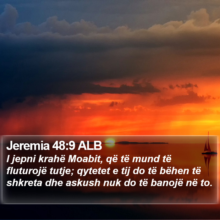 Jeremia 48:9 ALB Bible Study