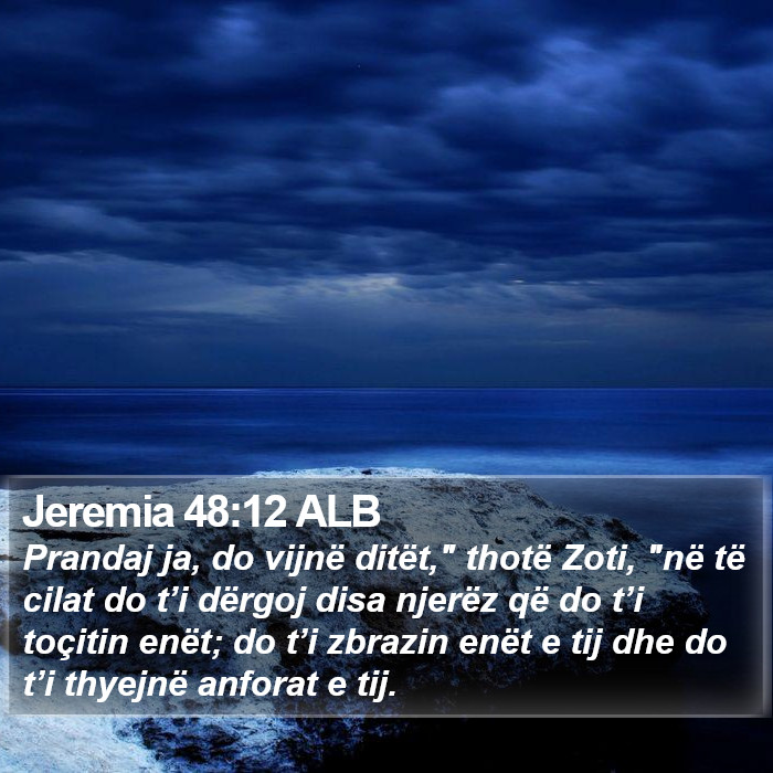 Jeremia 48:12 ALB Bible Study