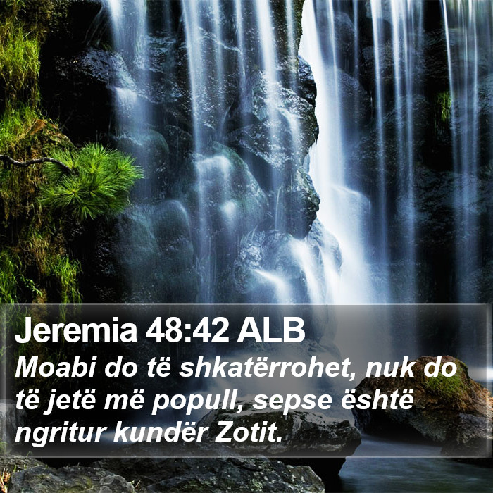 Jeremia 48:42 ALB Bible Study