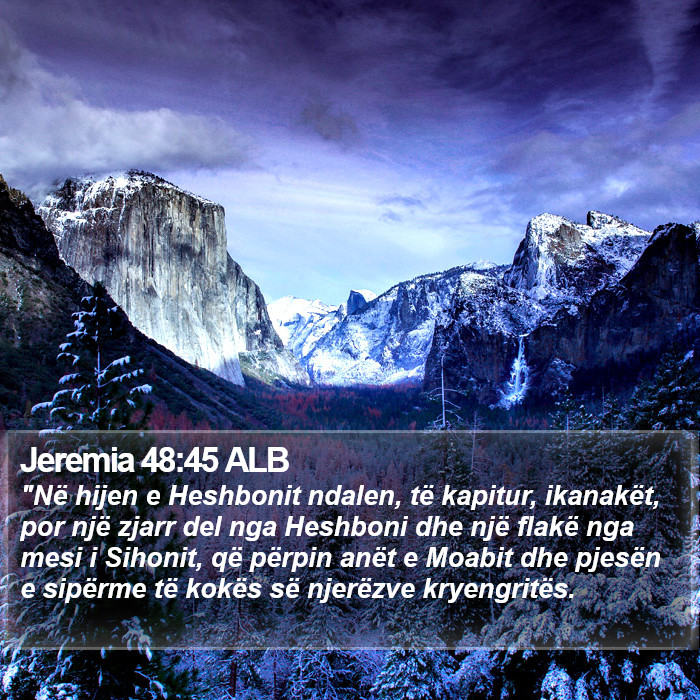 Jeremia 48:45 ALB Bible Study