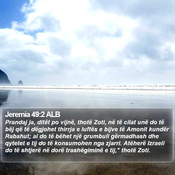 Jeremia 49:2 ALB Bible Study