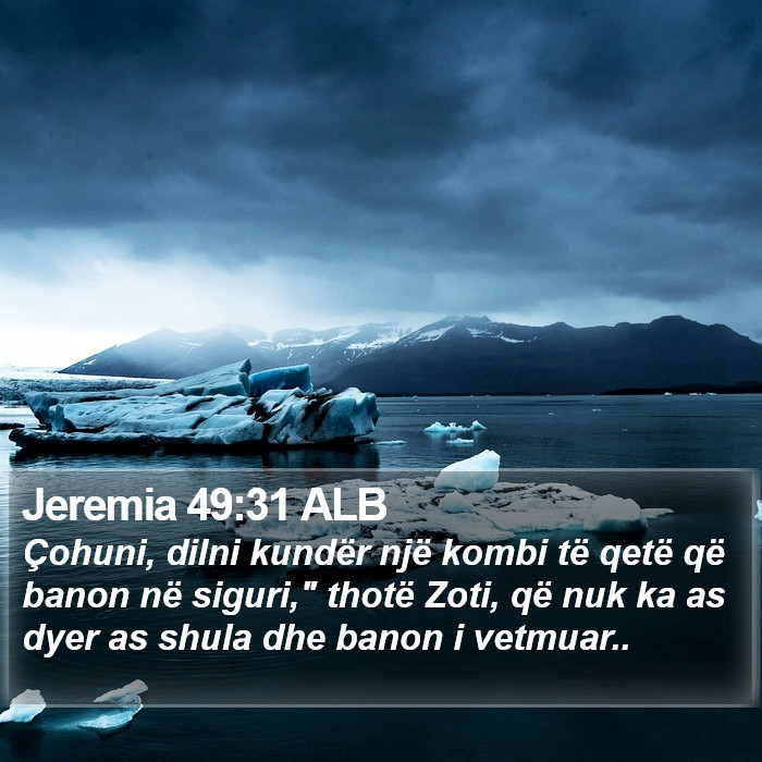 Jeremia 49:31 ALB Bible Study