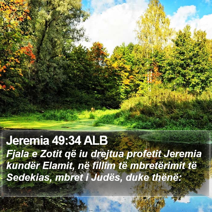 Jeremia 49:34 ALB Bible Study