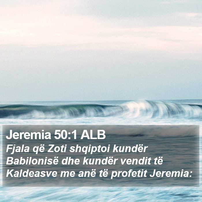 Jeremia 50:1 ALB Bible Study
