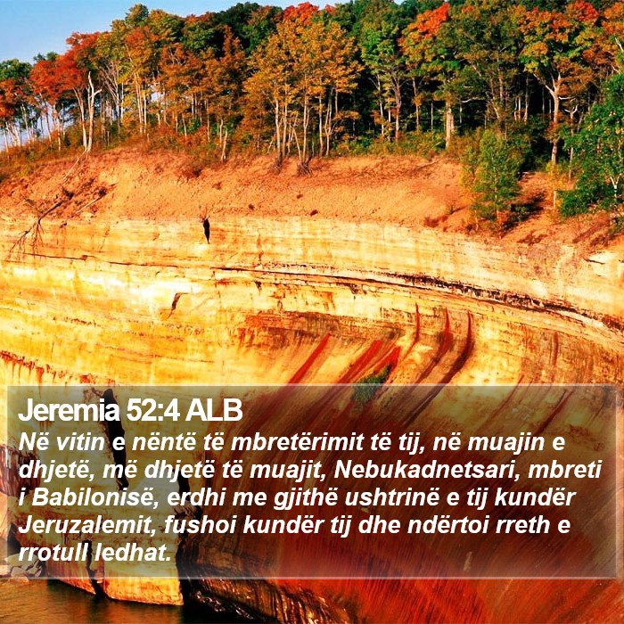 Jeremia 52:4 ALB Bible Study