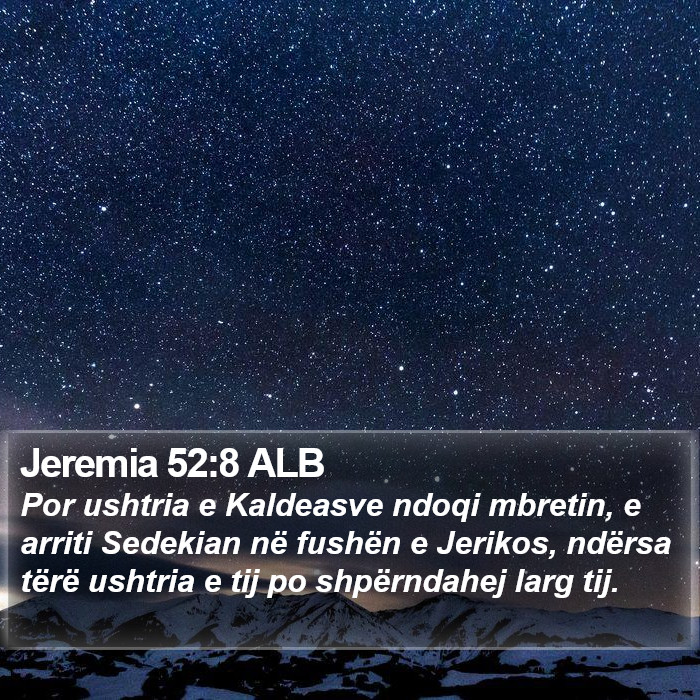 Jeremia 52:8 ALB Bible Study