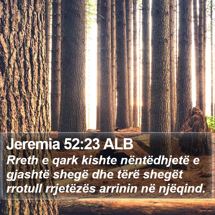 Jeremia 52:23 ALB Bible Study