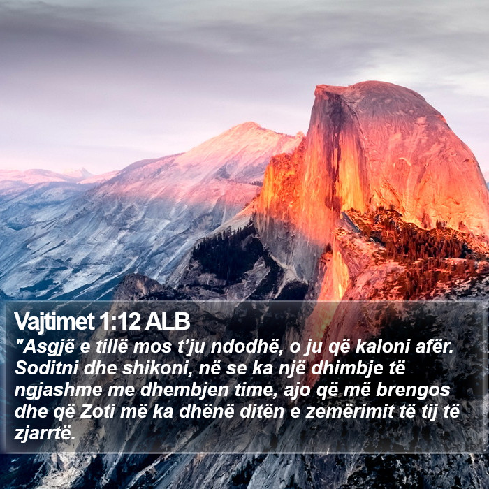 Vajtimet 1:12 ALB Bible Study